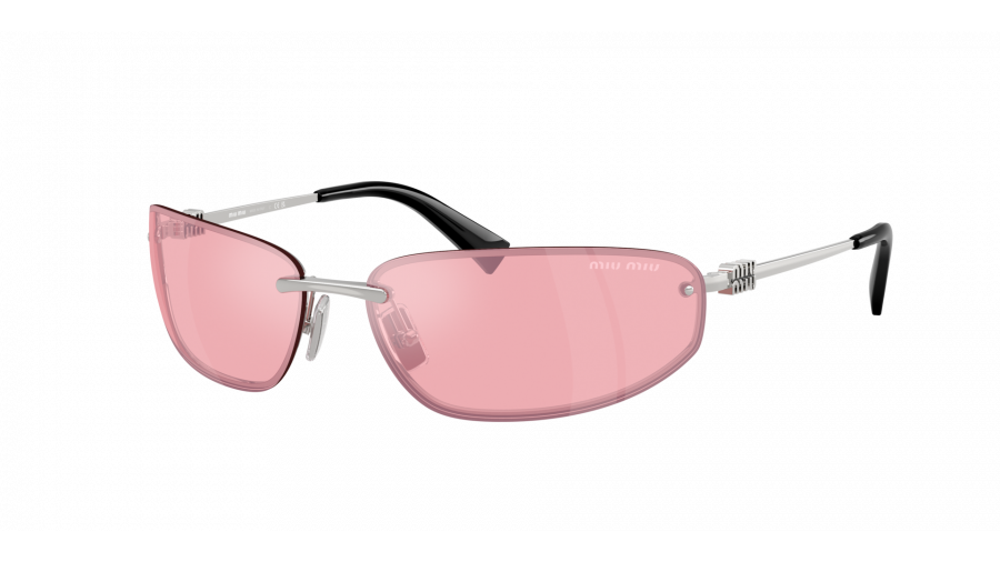 Miu Miu Runway MU A50S 1BC-70J 68-15 Argenté