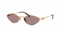 Miu Miu Regard MU 56ZS 5AK20I 56-17 Pale Gold
