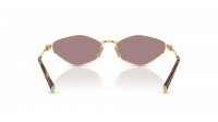 Miu Miu Regard MU 56ZS 5AK20I 56-17 Pale Gold
