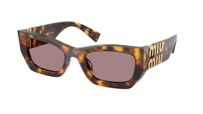 Occhiali da sole Miu Miu MU 09WS 14L20I 53-22 Havana Honey in stock