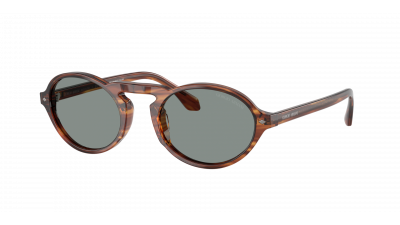Occhiali da sole Giorgio Armani AR8219U 6162/56 52-22 Striped Brown in stock