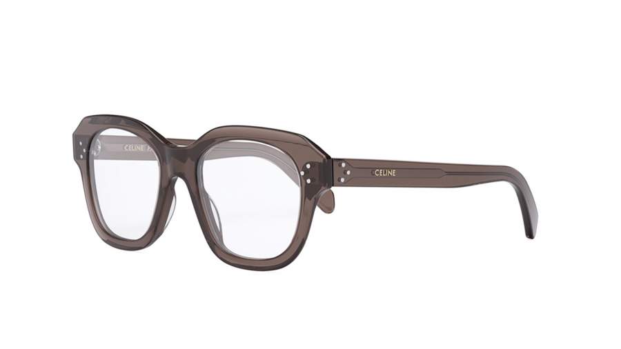 Occhiali da vista CELINE 3 dots hd CL50124I 050 50-19 Marron Transparent in stock