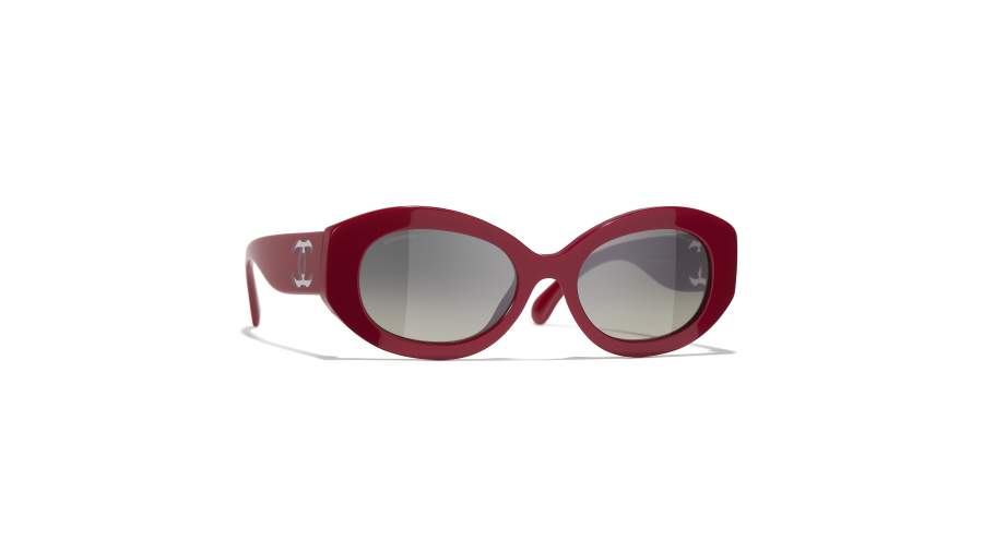 Occhiali da sole CHANEL CH5528 1759/71 53-19 Rosso in stock
