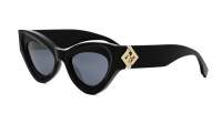 FENDI Ff diamonds FE40146I 01V 52-20 Crna