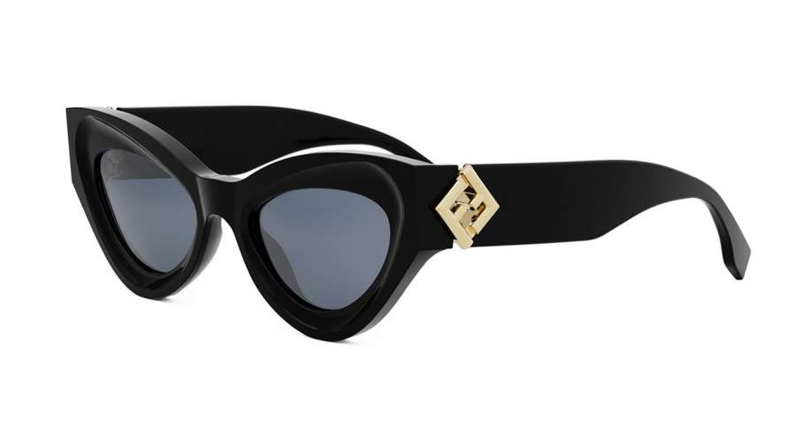 Lunettes de soleil FENDI Ff diamonds FE40146I 01V 52-20 Noir na zalihi