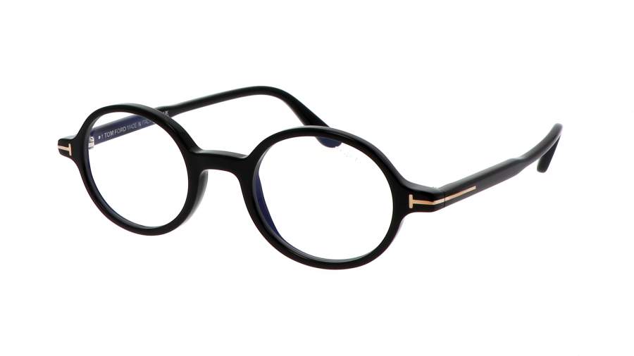 Brille Tom Ford FT5975-B/V 001 46-22 Schwarz auf Lager