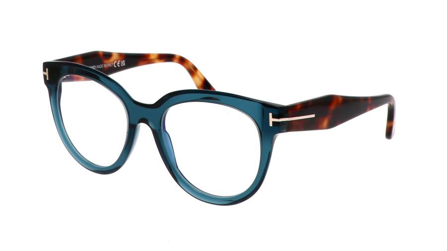 Eyeglasses Tom Ford FT5987-B/V 092 52-19 Havane Foncé in stock