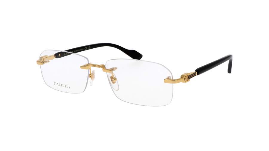 Occhiali da vista Gucci Gucci logo GG1221O 001 56-16 Oro in stock