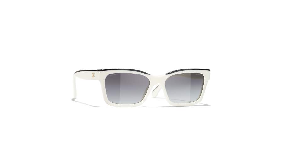Lunettes de soleil CHANEL CH5417 C1763/S6 54-17 Blanc na zalihi