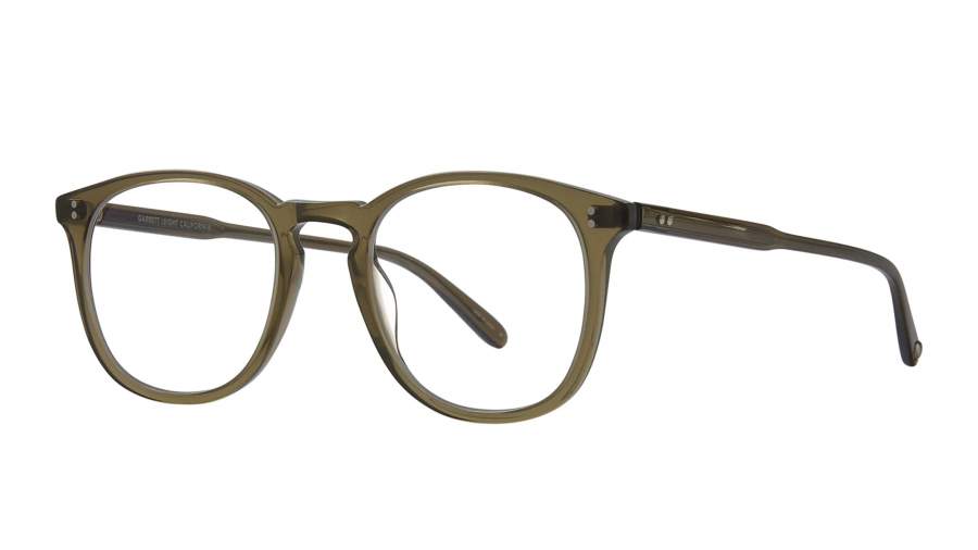 Lunettes de vue Garrett Leight Kinney 1007 OLIO 49-21 Kaki na zalihi
