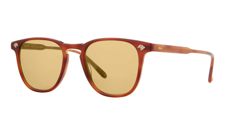 Occhiali da sole Garrett Leight Brooks ii 2131 VINBRT/PMP 47-21 Vintage Burnt Tortoise in stock