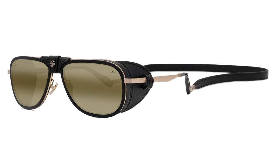 Sonnenbrille Vuarnet Glacier 03 VU40003U-Y 01Q 56-14 Schwarz auf Lager