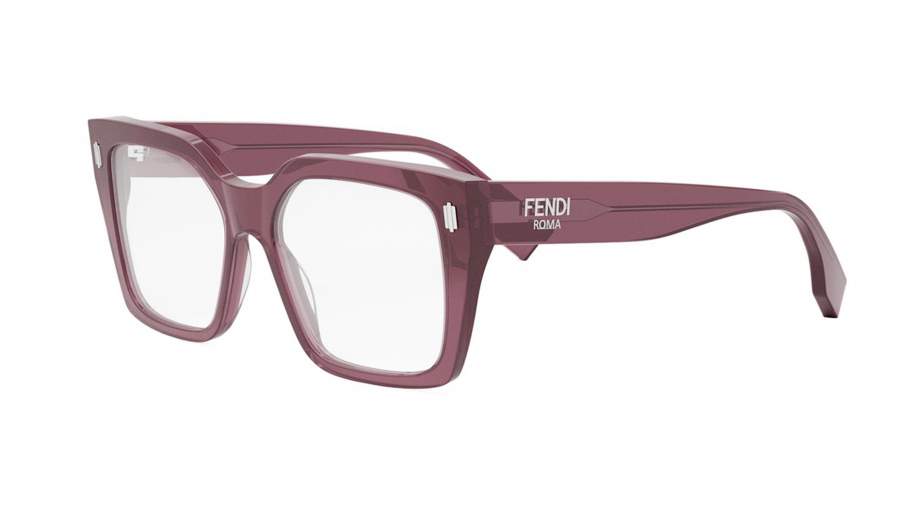Brille FENDI Roma FE50085I 081 53-16 Lila auf Lager