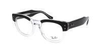 Ray-Ban Mega hawkeye RX0298V RB0298V 2034 48-21 Black on transparent