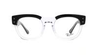 Ray-Ban Mega hawkeye RX0298V RB0298V 2034 48-21 Black on transparent