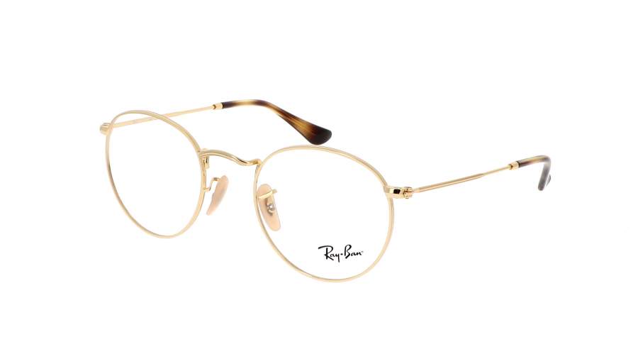 Occhiali da vista Ray-Ban Round metal Optics RX3447V RB3447V 2500 53-21 Oro in stock