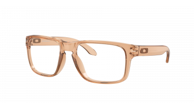 Brille Oakley Holbrook Rx OX8156 14 56-18 Polished transparent sepia auf Lager