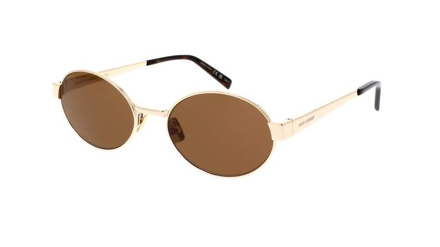 Occhiali da sole Saint Laurent Sl logo SL 692 004 55-19 Oro in stock
