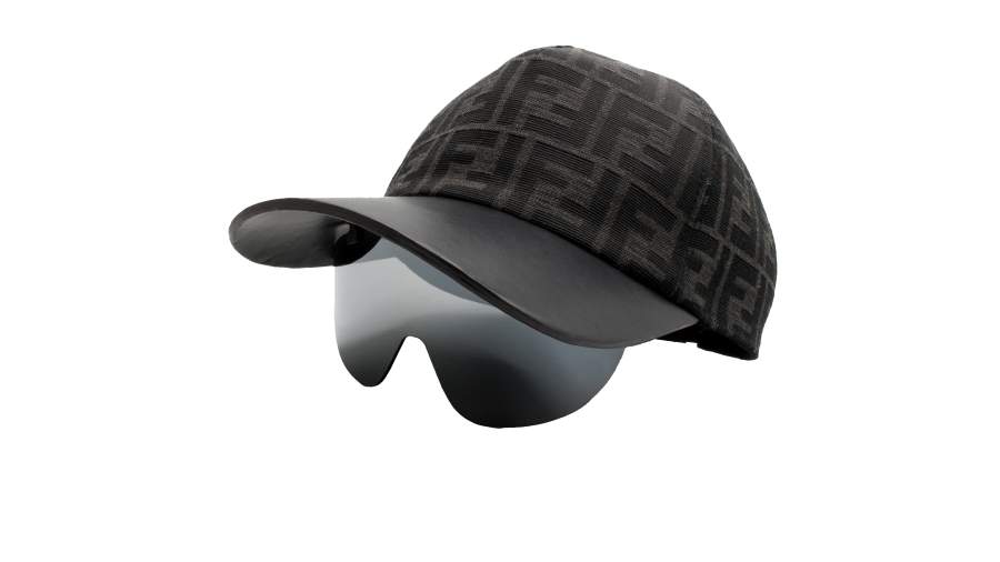 Sonnenbrille FENDI Eyecap FE40022U 01C 00-0 Schwarz auf Lager