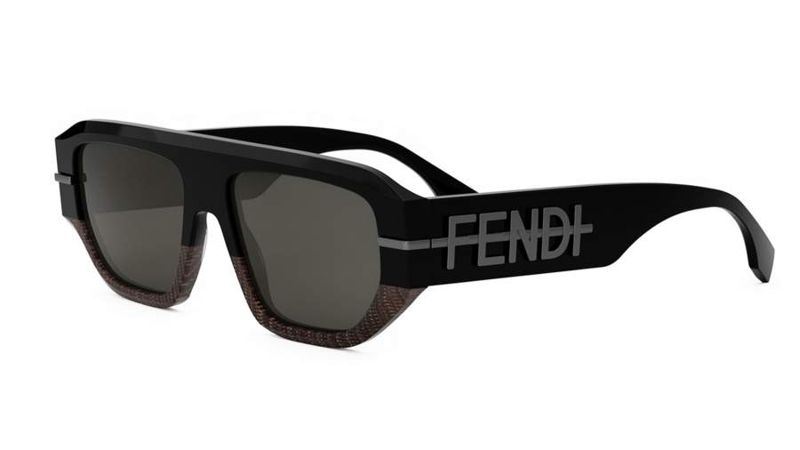 Sonnenbrille FENDI Fendigraphy FE40142I 05A 54-16 Schwarz auf Lager