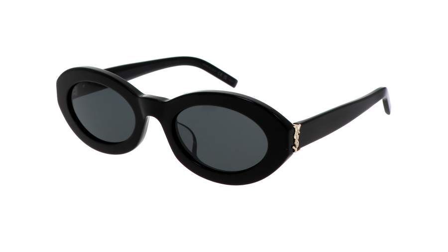 Lunettes de soleil Saint Laurent Monogram Asian Fit SL M136/F 001 53-22 Noir en stock
