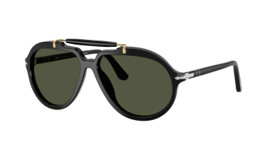Sunglasses Persol Senna series PO0202S 95/31 57-13 Black in stock