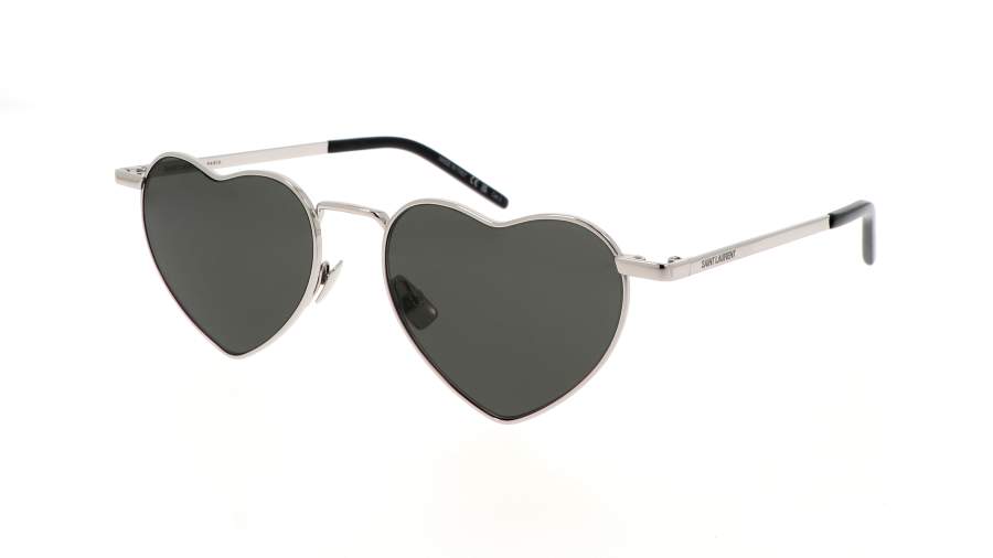 Lunettes de soleil Saint Laurent Sl logo SL 301 001 52-17 Argent en stock