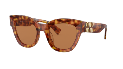 Lunettes de soleil Miu Miu Glimpse MU 01YS 4BW2Z1 51-22 Havana en stock