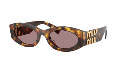 Sonnenbrille Miu Miu Glimpse MU 11WS 14L20I 54-21 Havana auf Lager