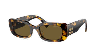 Lunettes de soleil Miu Miu Glimpse MU 08YS VAU01T 51-21 Havana en stock