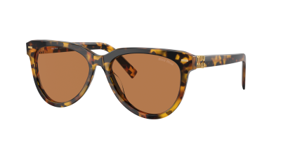 Lunettes de soleil Miu Miu MU 12ZS VAU01T 56-16 Havana en stock