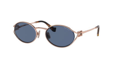 Lunettes de soleil Miu Miu Logo MU 52YS ZVF1V1 54-21 Pink Gold en stock