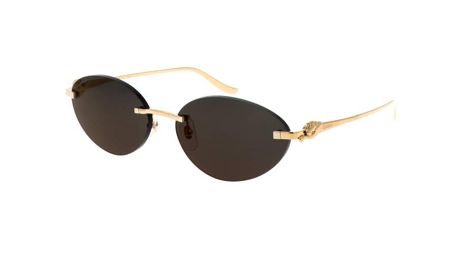 Sunglasses Cartier Core range CT0504S 001 58-16 Gold in stock