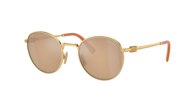 Sonnenbrille Miu Miu MU 55ZS 5AK40D 50-20 Gold auf Lager
