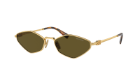 Miu Miu Regard MU 56ZS 5AK09Z 56-17 Oro