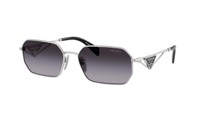 Sunglasses Prada PR A51S 1BC-90A 58-17 Silver in stock