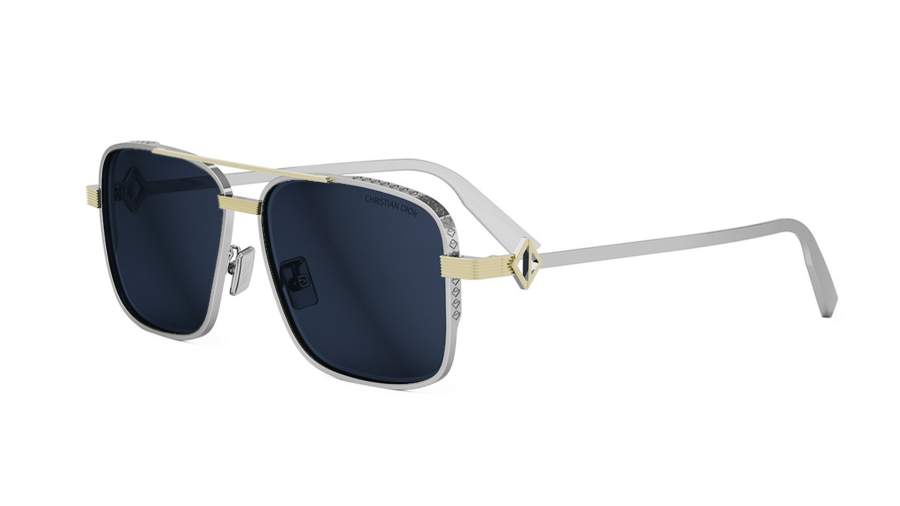 Sonnenbrille DIOR Diamond CD DIAMOND S9U F2A5 58-13 Silber auf Lager