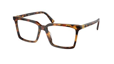 Lunettes de vue Miu Miu MU 08XV 19P1O1 52-16 Havana en stock