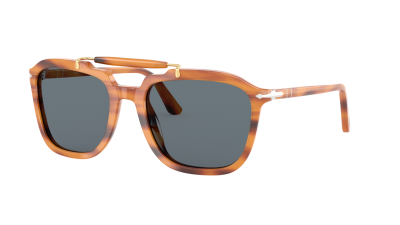 Sunglasses Persol Senna series PO0203S 960/R5 55-20 Striped Brown in stock