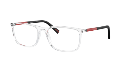 Brille Prada Linea Rossa PS 03QV 2AZ1O1 57-18 Crystal auf Lager