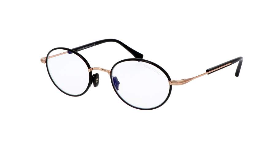Brille Tom Ford FT5973-B/V 005 49-20 Schwarz auf Lager