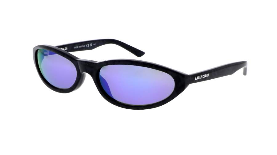 Sonnenbrille Balenciaga Everyday BB0007S 011 59-18 Lila auf Lager