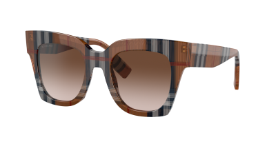 Sonnenbrille Burberry Kitty BE4364 3967/13 Check Brown auf Lager