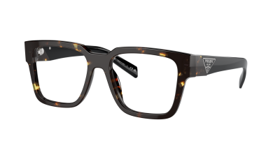 Lunettes de vue Prada PR 08ZV 16R-101 52-18 Tortoise Black Malt en stock
