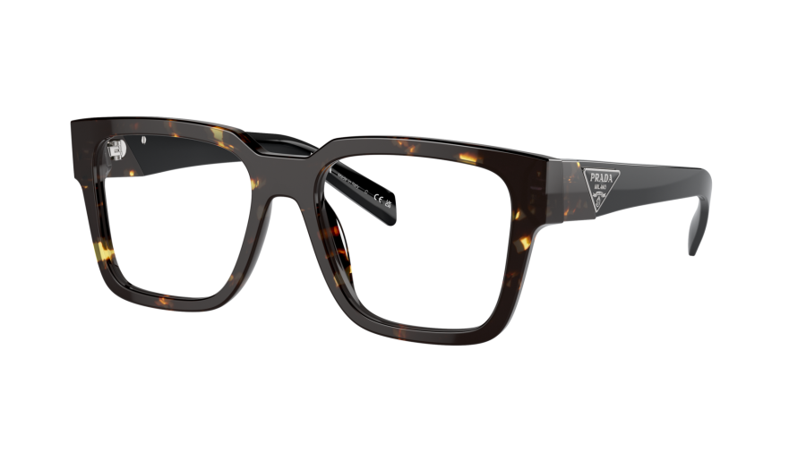 Prada PR 08ZV 16R-101 52-18 Tortoise Black Malt