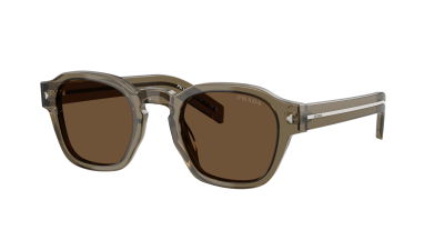 Occhiali da sole Prada PR A16S 18T-70F 49-24 Transparent Terra in stock
