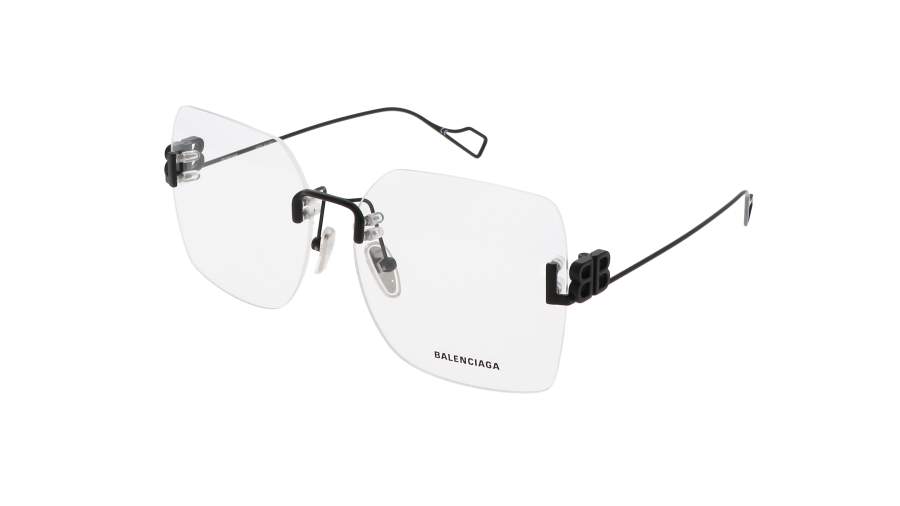 Brille Balenciaga Everyday BB0113O 001 60-15 Schwarz auf Lager