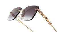 Cartier Exception CT0545S 001 58-17 Gold