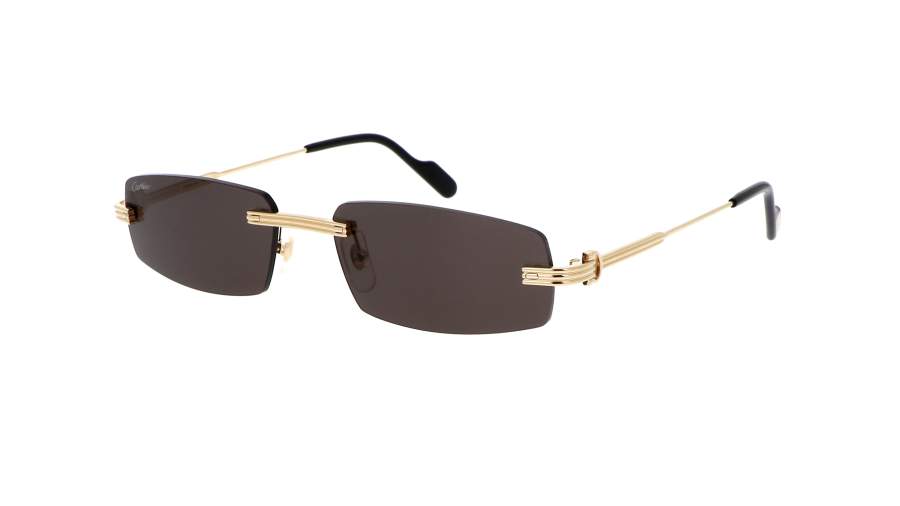 Occhiali da sole Cartier Core range CT0535S 001 57-17 Oro in stock