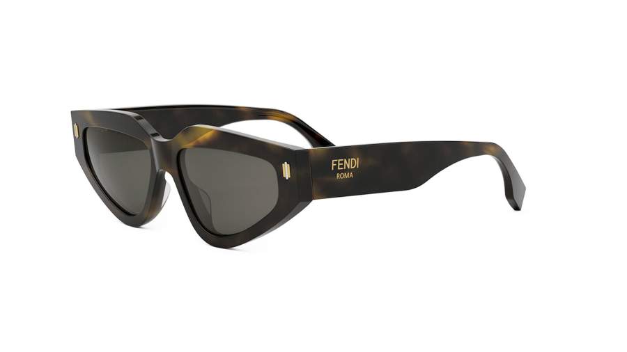 FENDI Roma FE40163U 52A 54-15 Tartaruga